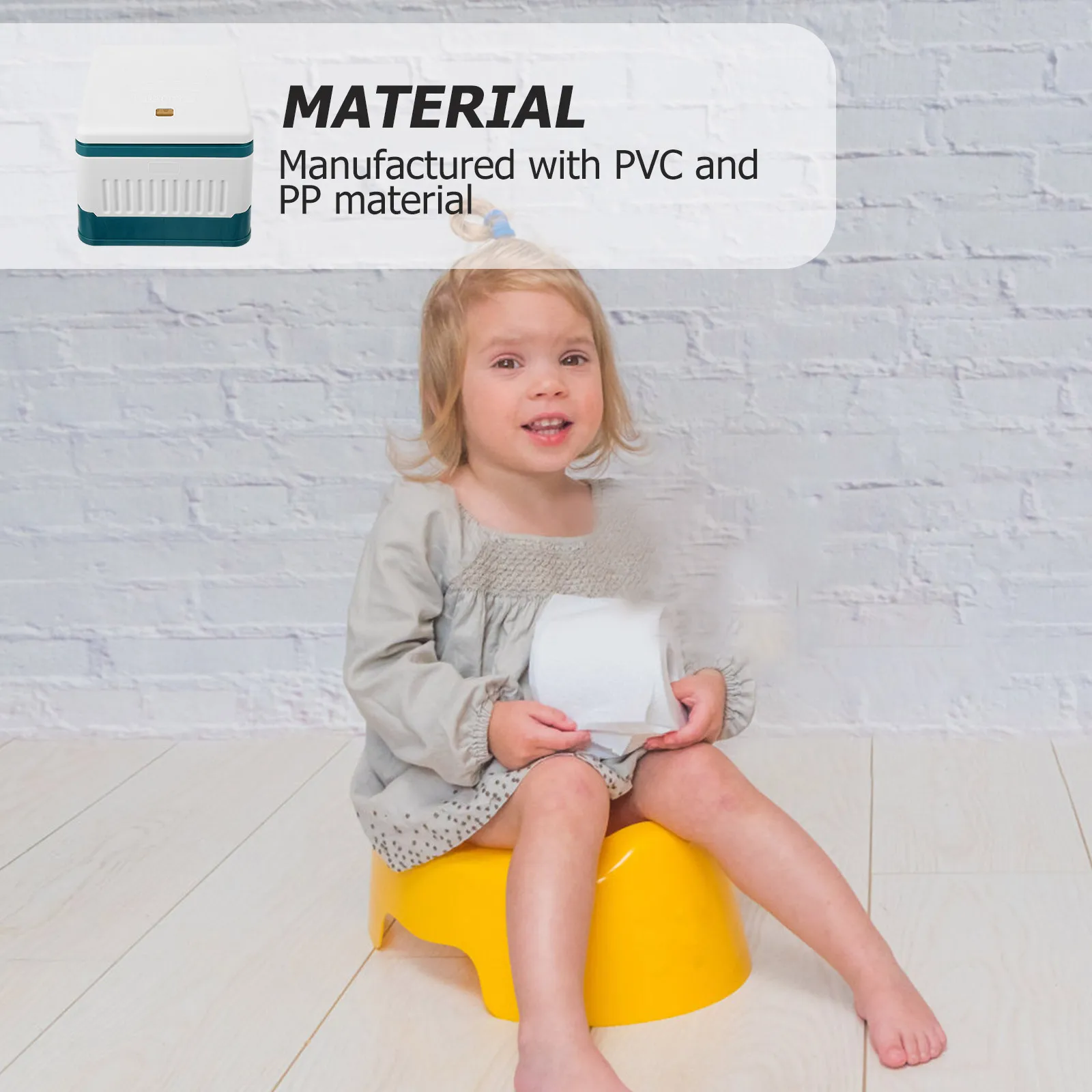 مرحاض محمول قابل للطي، مادة PP PVC، صندوق تخزين السيارة، قعادة السفر في الهواء الطلق، خفيف الوزن وقابل للطي #1