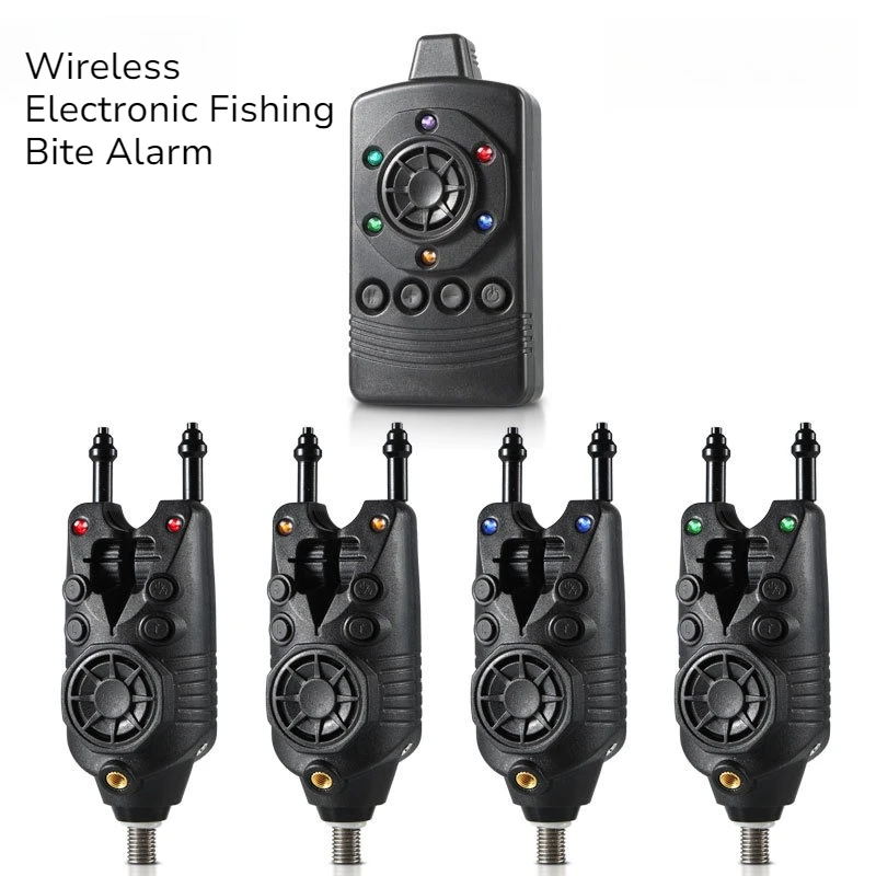 

Wireless Electronic Fishing Bite Alarm Water-repellent High-sensitivity Adjustable Fishing Bite Alarms Durable Fishing Tools