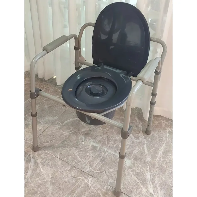 Modern Design Toilet Safety Rails Frame with Handles Stand Alone Bathroom Assistance Grab Bars for Elderly Seniors Handicap