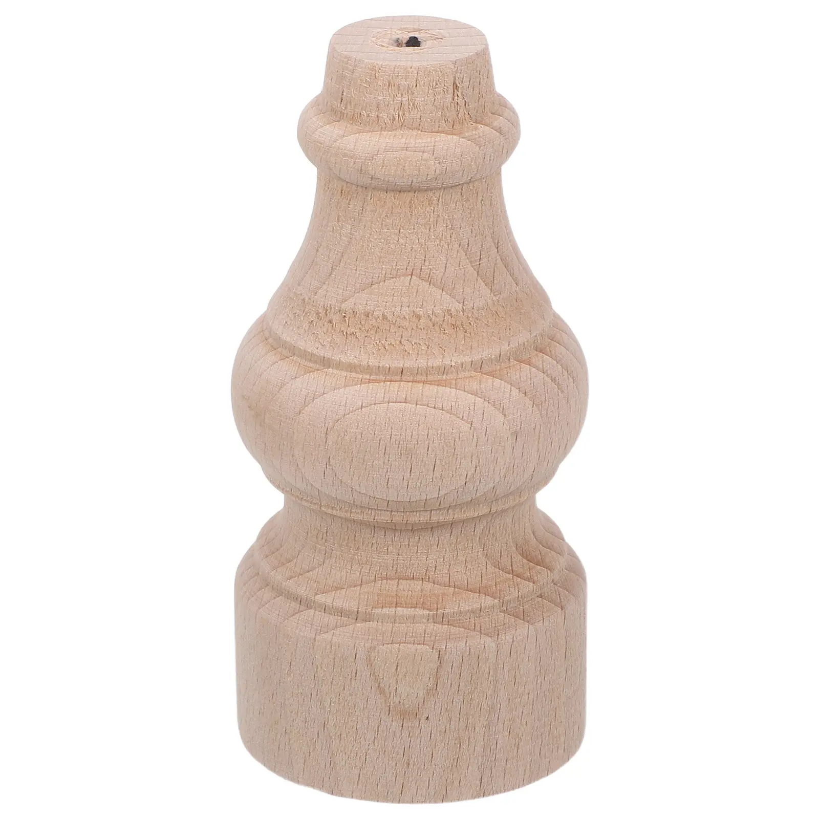 

Wooden Unfinished Staircase Banister Finial Decorative Vintage Post Topper Indoor Baluster Spindle DIY Handrail Bed Post Porch