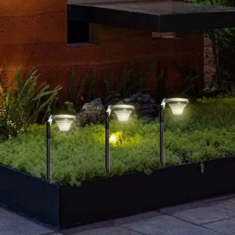 

Outdoor Solar Lights For Yard Lawn Lamp Weatherproof Path Decoration Light Set Of 2 For Fence Backyard Yard Deck Balcony Porch