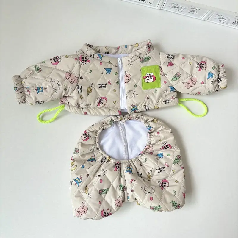 ¡Nuevo estilo! Abrigo de algodón grueso de 40cm, traje de juguetes de algodón, ropa de muñeca de reconocimiento corporal sentado para invierno, regalos de cumpleaños para niños