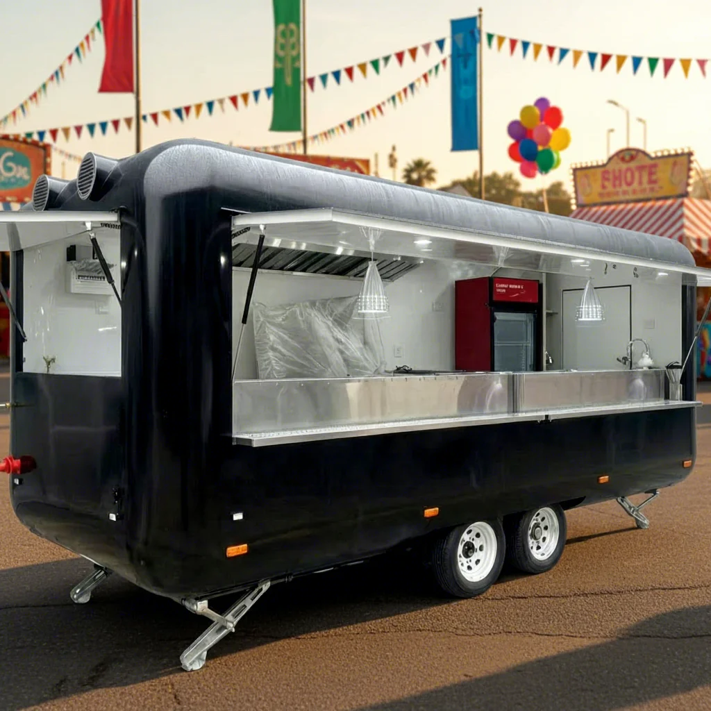 Mobile Cocktail Beer Juice Smoothie Bar Kebab Fast Food Trailer Fully Equipped Restaurant Ice Cream Coffee Truck for Sale