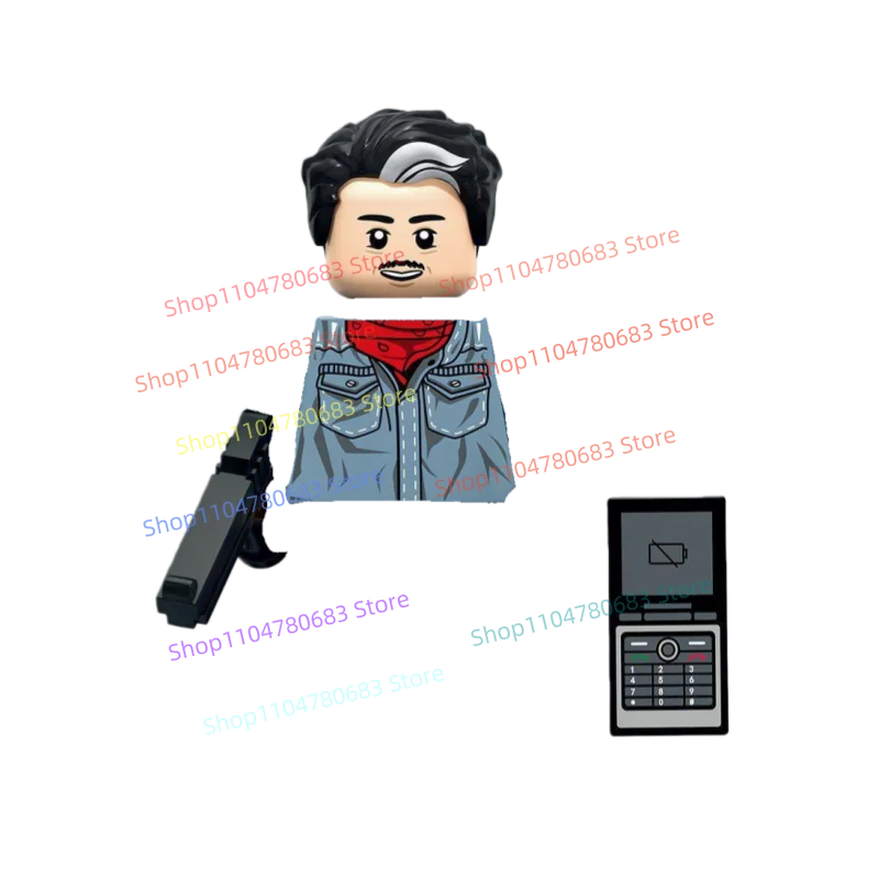 

Конструктор MOC: Новые фантастические мультяшные фигурки адвокатов на инвалидных колясках, сборные и соединяемые коллекционные украшения, праздничные подарки