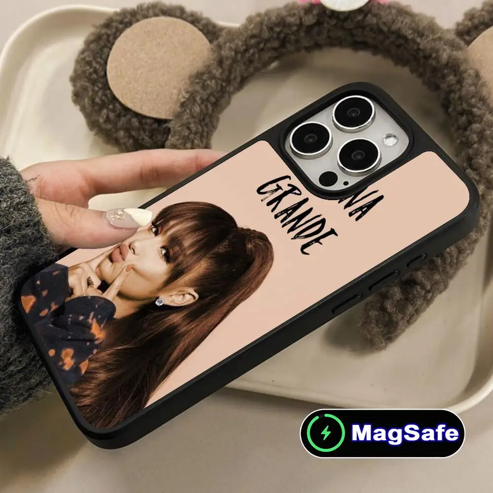 

Чехол для мобильного телефона Ariana Grande для iPhone 17 16 15 14 13 12 11 Air Pro Max Plus Magsafe, матовый, цветной