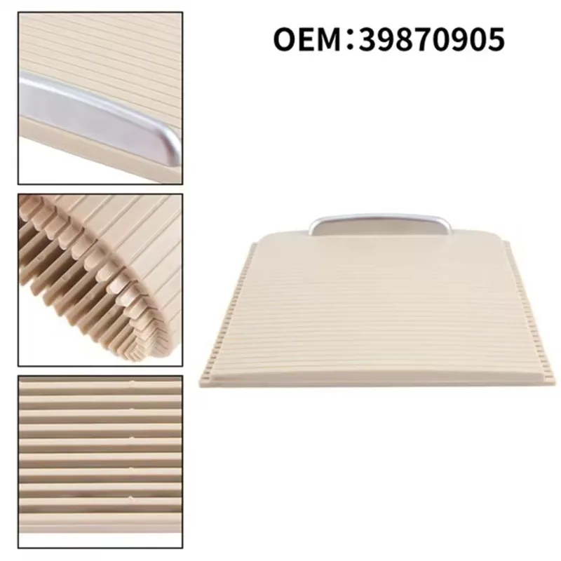 Car Front Center Console Cup Holder Roller Shutter Sliding Lid 39870904 39870905 for Volvo S80 S70 V70 XC70 Beige/Black