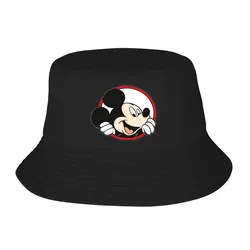 Casual Disney Mickey Round Bucket Hat For Woman Lightweight Bob Hat Beach Headwear