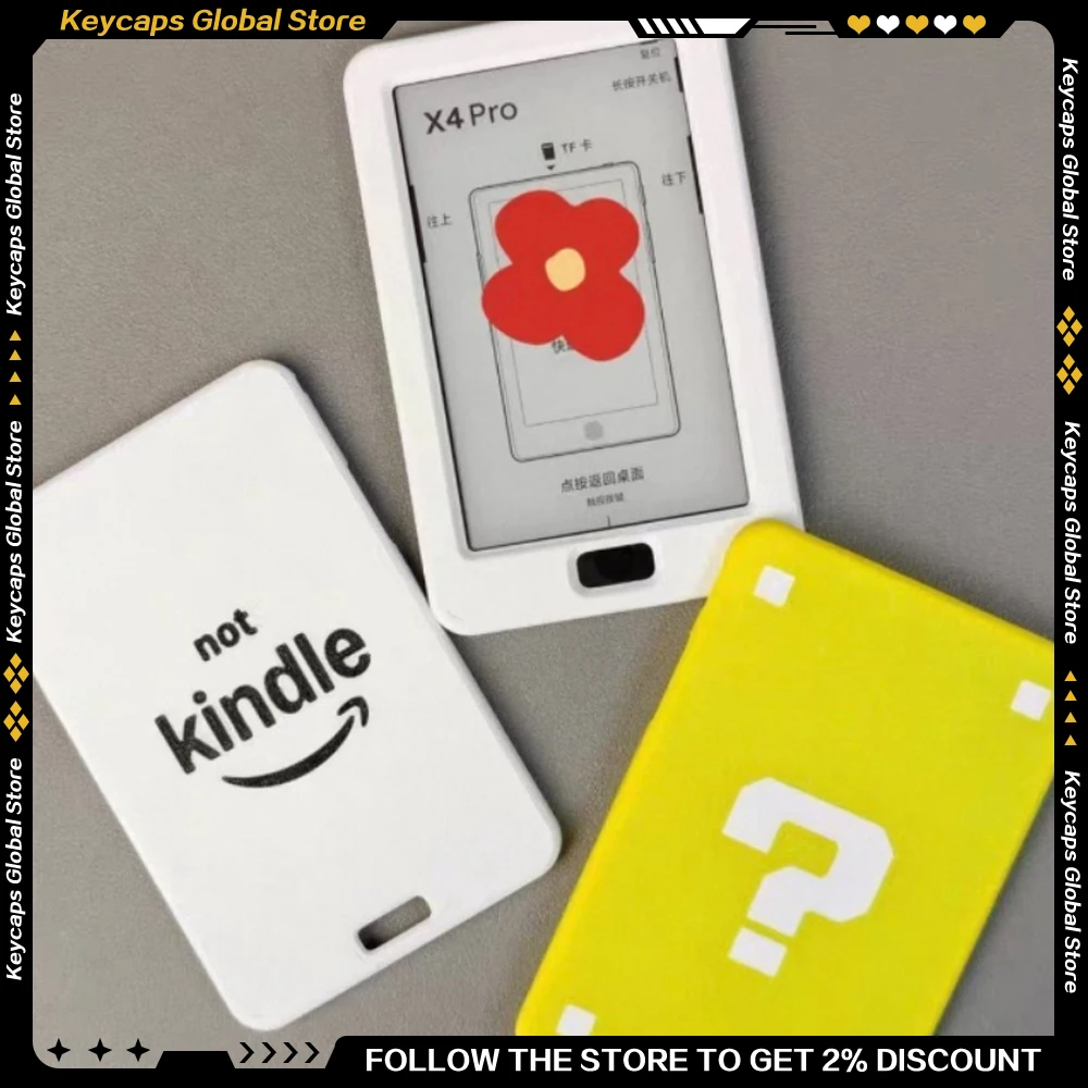 For XTEINK X4pro Protective Shell Plastic Material 3D Print Ink Screen Electronic Paper Book All-inclusive Protective Case