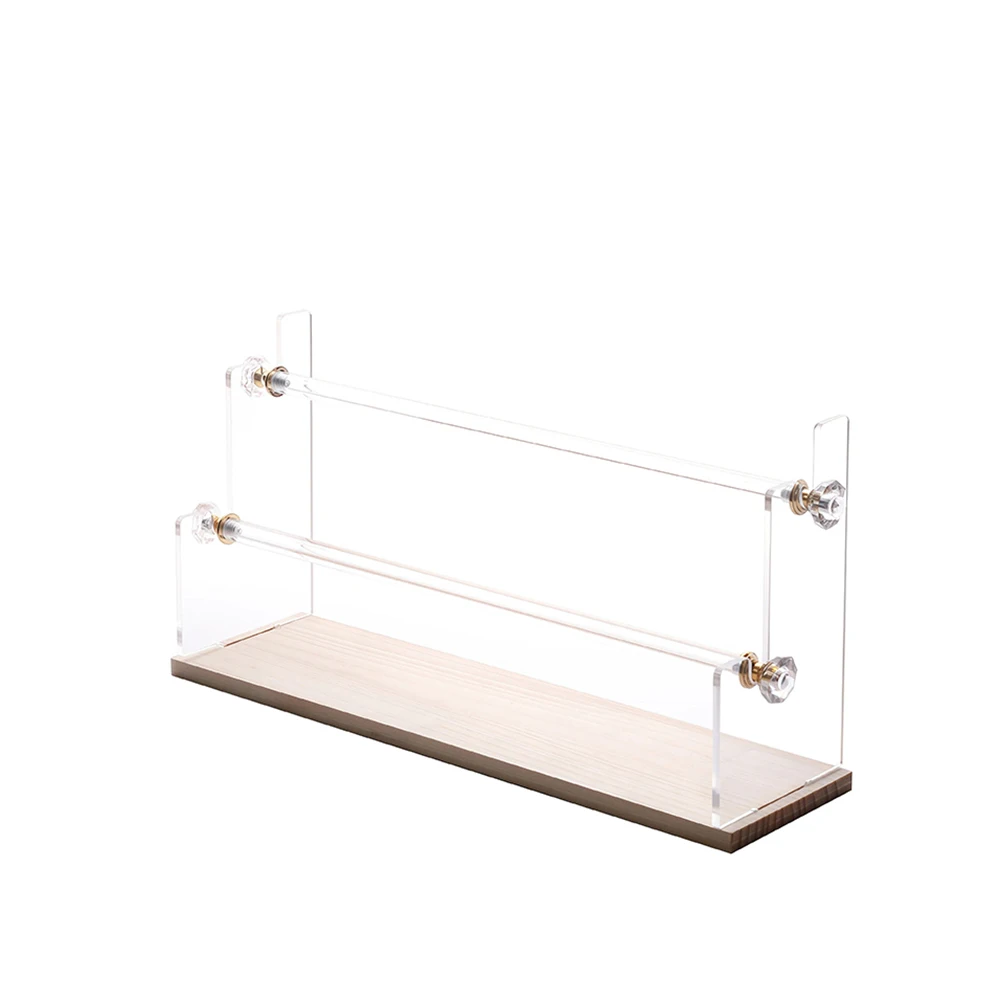 

Акриловая подставка для ювелирных изделий, браслет, ожерелье, подвеска, дисплей для хранения, деревянная основа, многофункциональная повязка на голову, органайзеры для ювелирных изделий