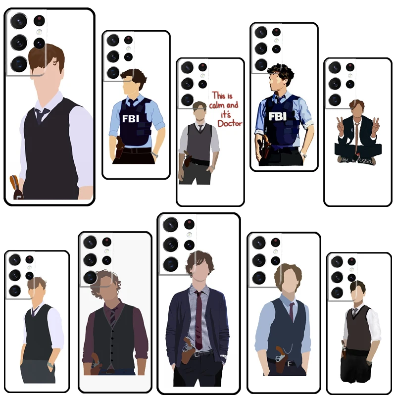 Spencer Reid FBI Phone Case For Samsung Galaxy S23 S22 Ultra Note 20 10 S8 S9 S10 Plus S20 FE S21 FE Cover