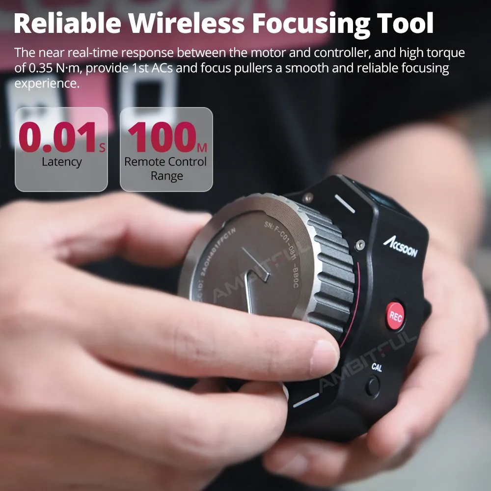 Accsoon F-C01 Mini Wireless Follow Focus Control System Universal Portable Mini Zoomer Chasing Focus Focuser For DSLR Camera
