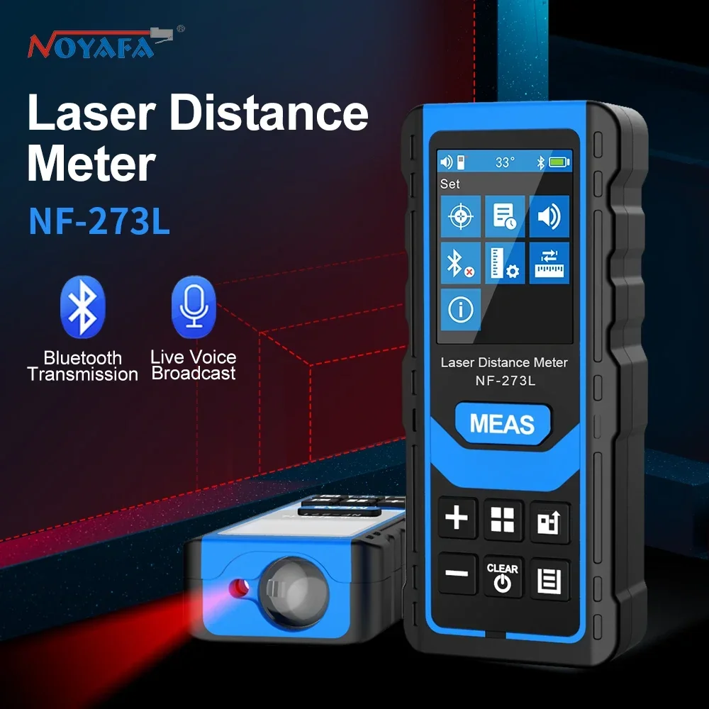 

Noyafa NF-273L Laser Rangefinder Laser Distance Meter High Accuracy Professional Laser Meter Range Finder Measuring Device Tool