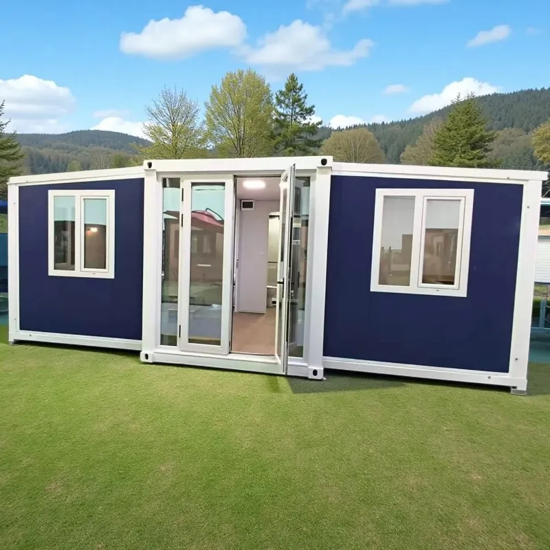 Energy Saving Foldable Container House Eco Friendly Recyclable Material Low Carbon Insulated Design Healthy Living Environment