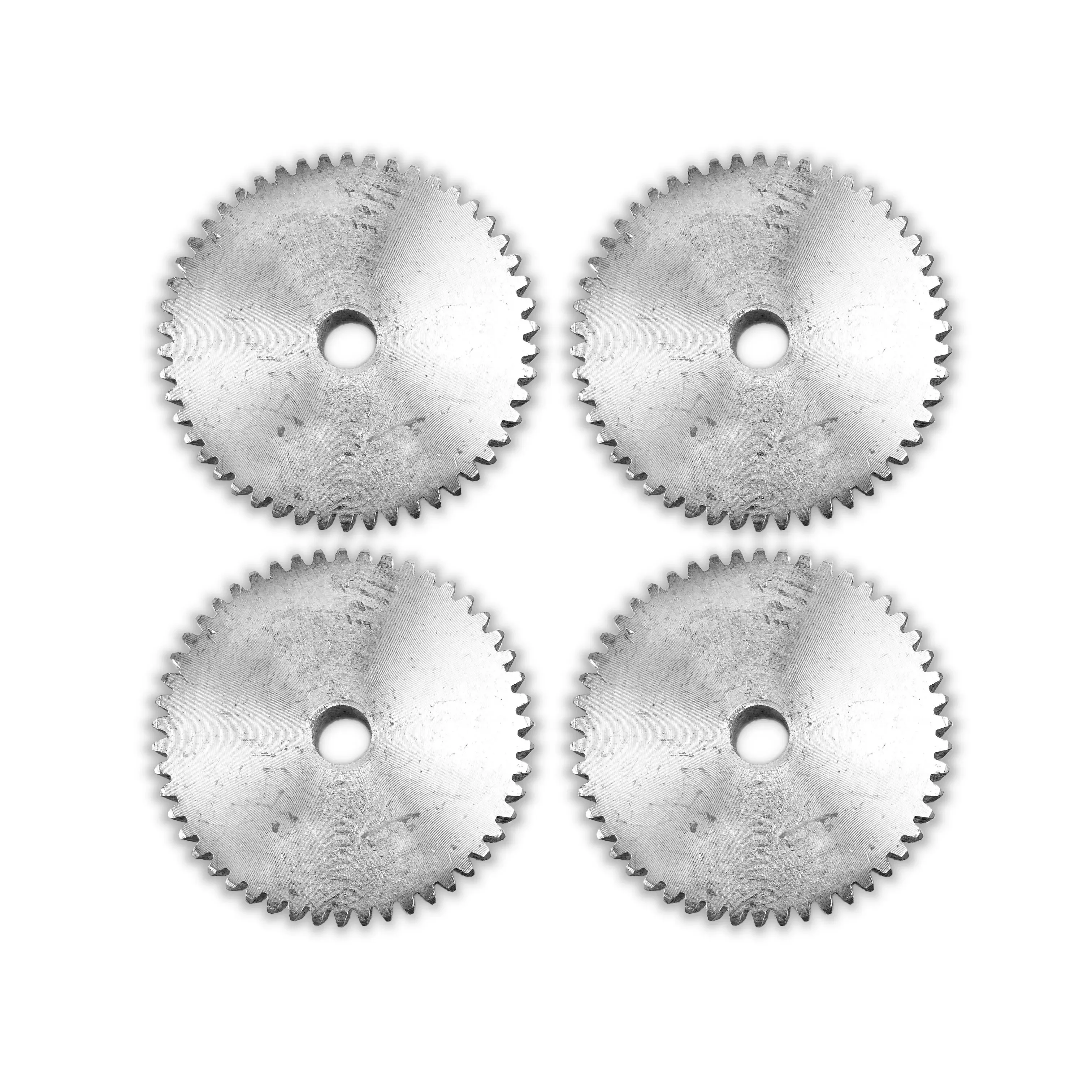 1PC Spur Gear 1M 50/51/52/53/54/55/56/57/58/59T With Craft Hole Gear Wheel 45# Steel Material Motor Gear Total Height 10mm