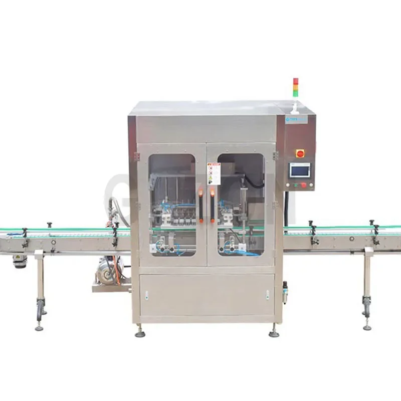 Auto 6 Nozzles Volumetric Filling Machine for filling 1-10L