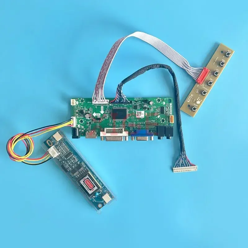 

For TX41D97VC1GAA TX41D97VC1HAA Controller Driver Board HDMI-Compatible DVI VGA 1400*1050 2CCFL LCD Display DIY Kit LVDS-30Pin