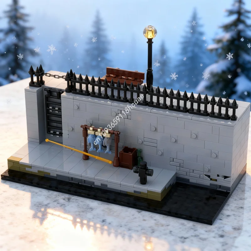 

Набор строительных блоков MOC «Городской канал и порт» (561 деталь), модульная модель городской улицы, архитектурная игрушка, рождественский подарок, развивающий конструктор для детей