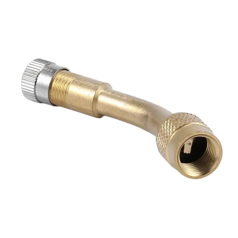 10 Pcs 135 Degree Angle Air Tyre Valve Extension Adaptor Long Shank For Motorcycle Cars
