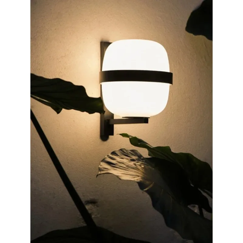 Applique extérieure étanche créative moderne minimaliste balcon escalier lampe cour lampe villa mur extérieur