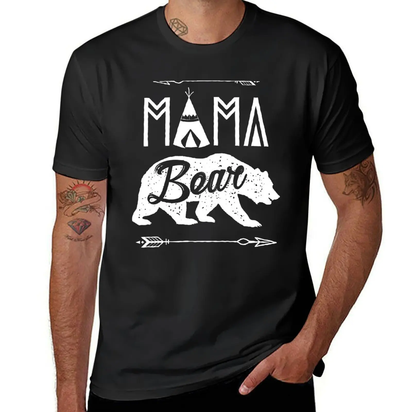 Mama Bear T-Shirt Aesthetic clothing kawaii clothes fitted t shirts for men