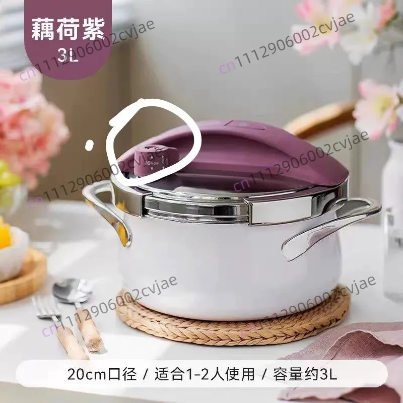 New 304 stainless steel pressure cooker | Explosion-proof small pressure cooker for home use