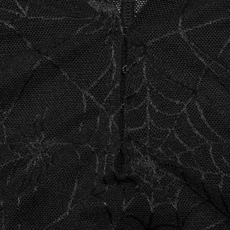 الهذيان الفاسق-فستان نسائي قوطي مثير مجوف ، فساتين شبكية طويلة ، شبكة عنكبوت لامعة ونمط بيثون ، حرف V عميق ، فستان حفلة #6