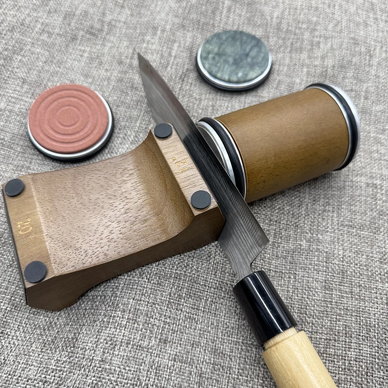 

2025 Newest Multi-Angle Rolling Knife Sharpener - 12° 15° 18° 20° with Stones - 2025 Newest Design for Home & Outdoor Sharpening
