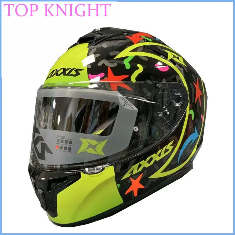 Clearance Sale AXXIS Motorcycle Helmet Full Face Professional Track Racing Capacete DOT ECE Approval Road Riding Casco For Honda