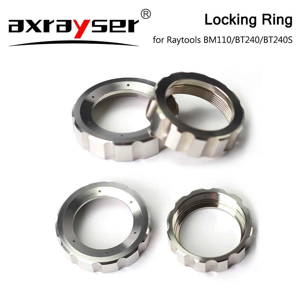 Raytools Fasten Locking Ring Ceramic Holder 304 Stainless Steel Laser Head Patrs for BT240/S BM109 BM111 Fiber Cutting Machine