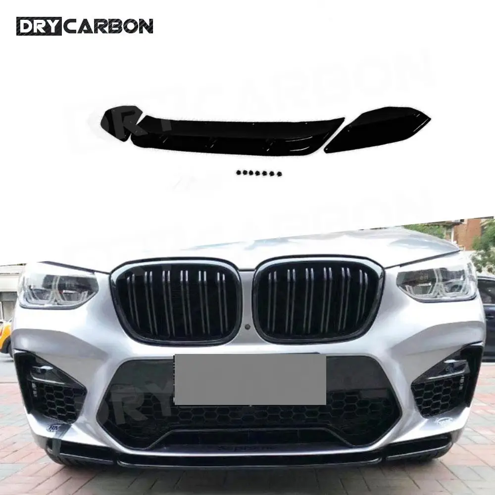 

3Pcs/set Gloss Black Front Bumper Chin Lip Body Kit for BMW F97 X3M F98 X4M 2019 - 2021 Front Lip Body Kit Add On