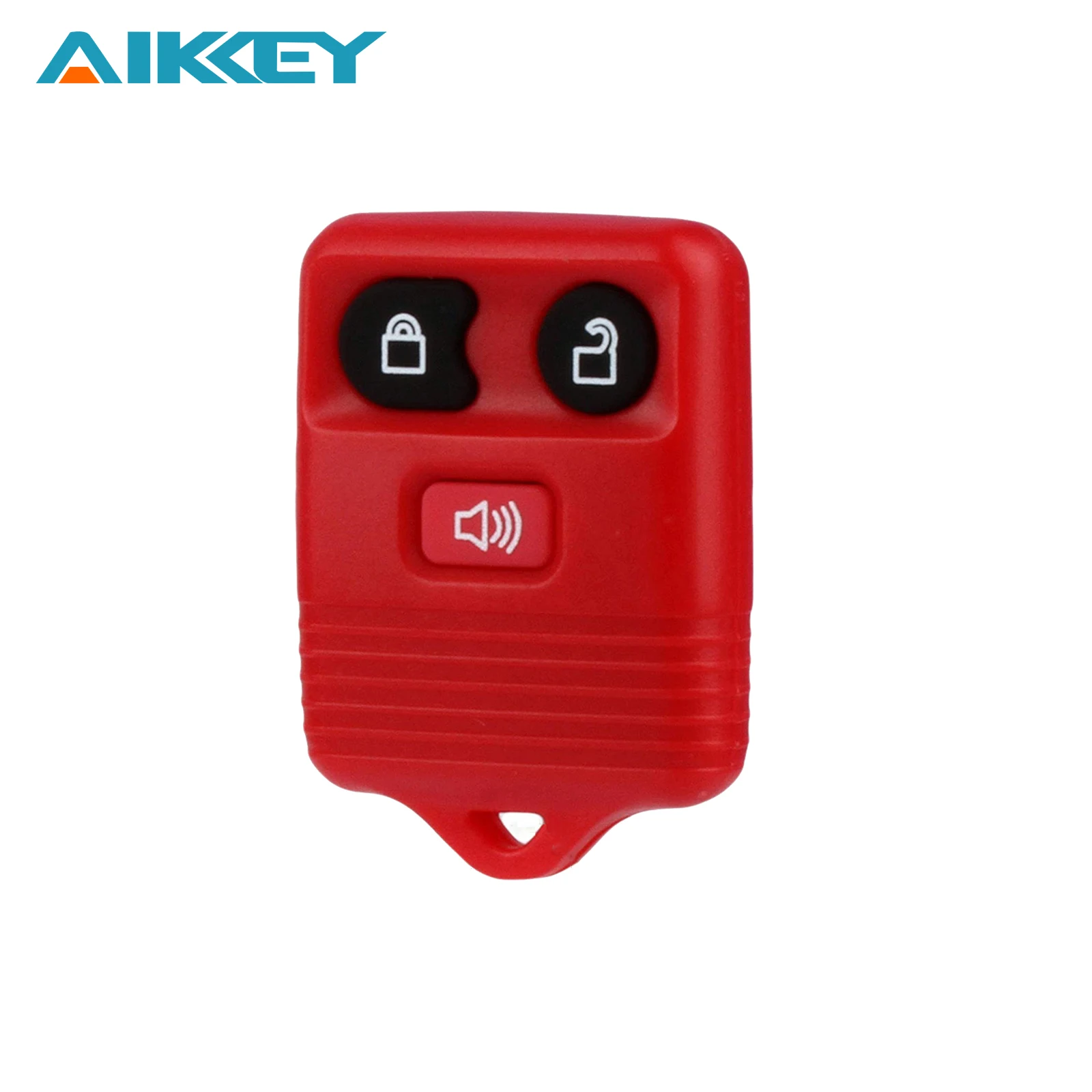 3 Button Red Key Shell Case Car Remote Vehicle Key Case No Circuit Board for Ford E-Series Ranger Expedition Lincoln Town