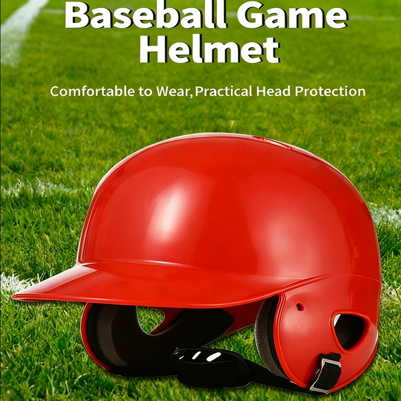 DL Baseball Batting Helmet, Two-Ear Design, Face Guard Protection, Adult & Youth Size for Competition