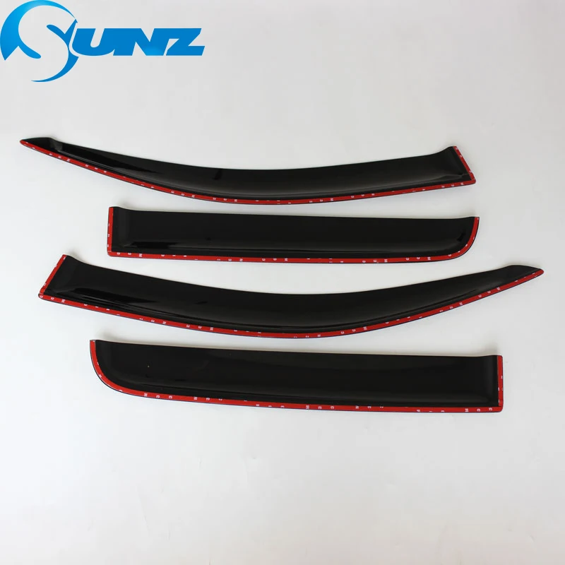 Side Window Deflectors For Toyota Hilux Vigo 2005 2006 2007 2008 2009 2010 2011 2012 2013 2014 Sun Rain Guards Weathershileds