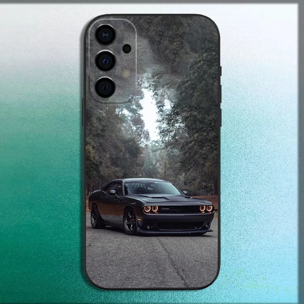 D-Dodge Car Challenger S-SRT Phone Case For Samsung Galaxy A13,A21s,A22,A31,A32,A52,A53,A71,A80,A91 Soft Black Cover