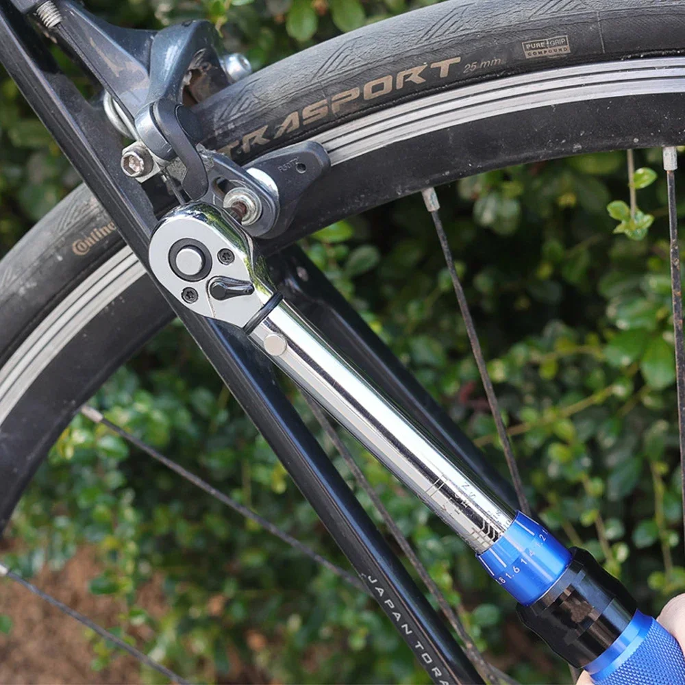 TINSOL 15-teiliges Set Fahrrad-Drehmomentschlüssel-Set 1/4 Zoll 2–24 Nm Dual Direction Bike Inbusschlüssel Werkzeugsteckdose voreingestellter Schraubenschlüssel Pro Reparatur – Detail 15