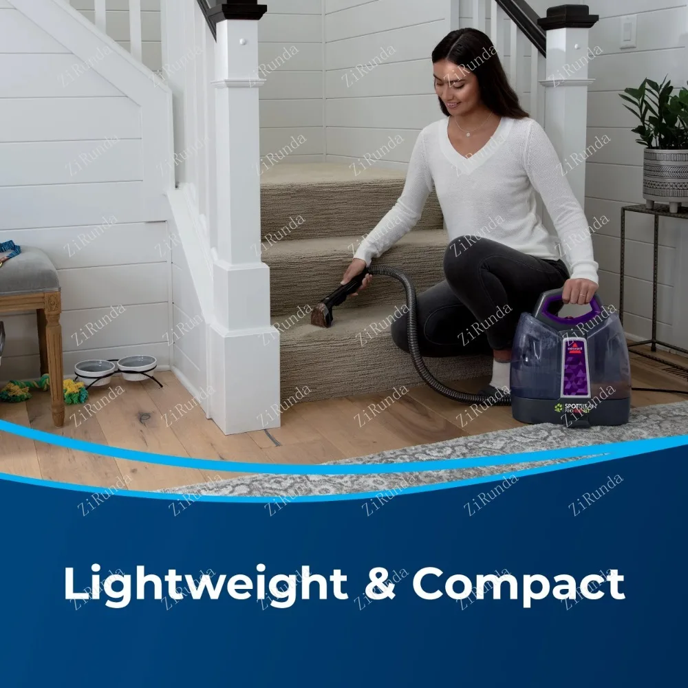 가정용 휴대용 얼룩 카펫 클리너, 보라색