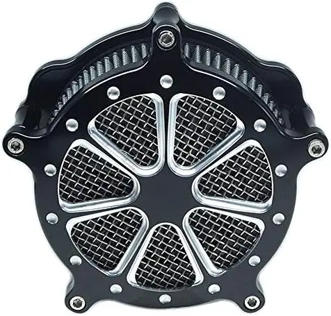 

CNC Air Filter Intake Kit Gray Fit Harley Dyna Softail Touring