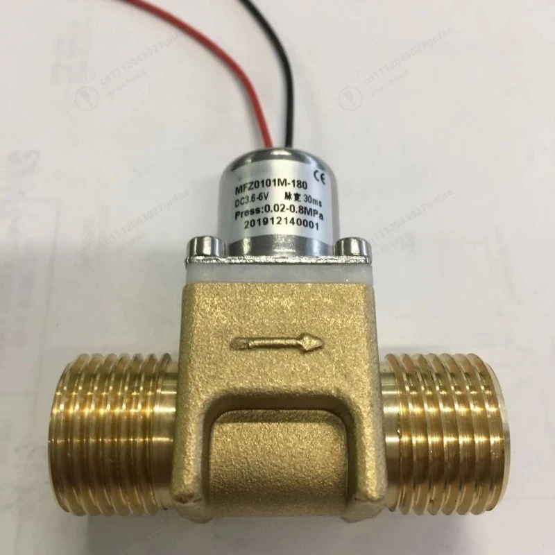 Pulse Solenoid Valve with Brass Base Direct Acting Smart Water Control Valve Small Electromagnetic Valve for Automatic System
