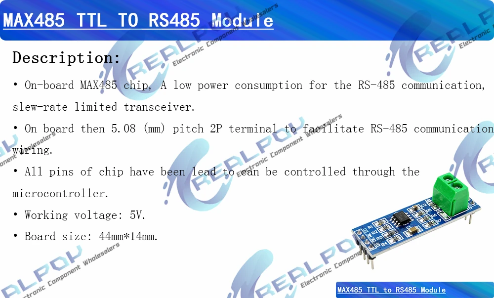 FT232 USB 2.0 zu TTL RS485 485 Serieller Konverter-Adapter FTDI Modul FT232RL SN75176 Doppelfunktion mit doppeltem Schutz – Detail 1