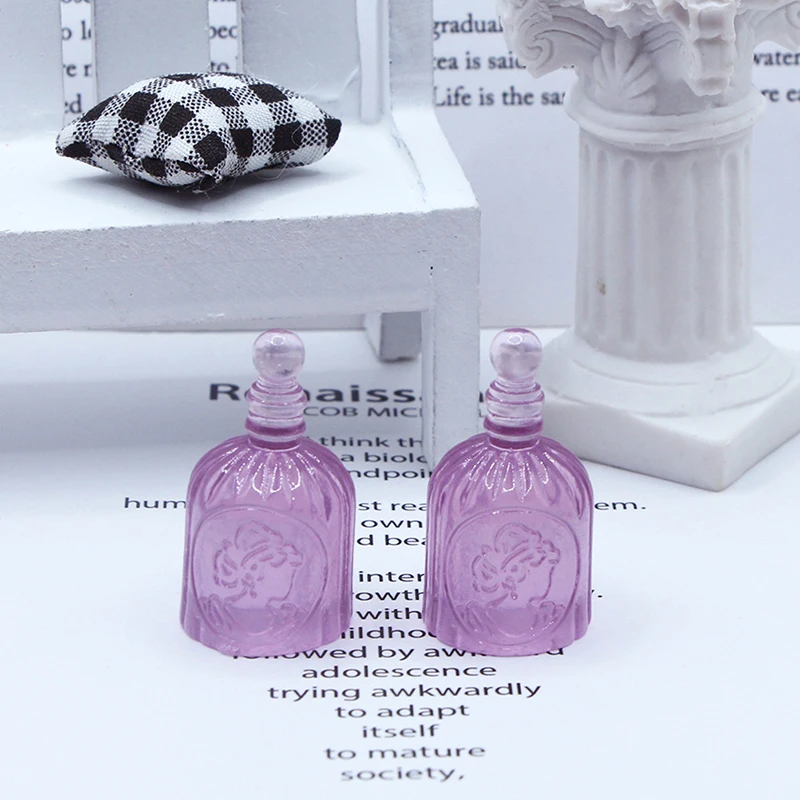 1/12 Miniture Things Dollhouse Miniature Items Miniature Bottle for Dollhouse Accessories Magic Medicine Bottle Glass with Cork