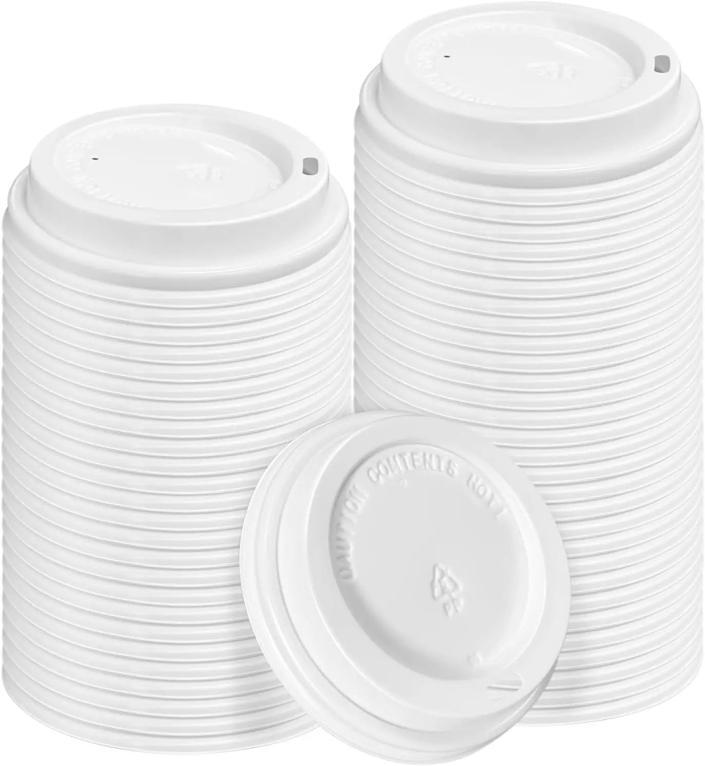 

240 Pack Coffee Cup Lids, Disposable Coffee Lid, Leak Proof Plastic Lids for 10, 12, 16, 20, 24 oz Paper Cups, Hot Cup L