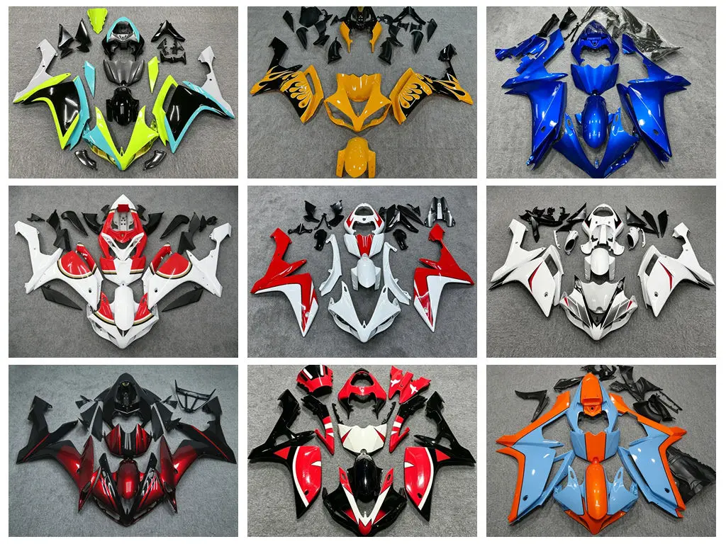 4 Gift New ABS Air Deflector Kit - Suitable for Yamaha YZF1000 R1 models from 2007 to 2008. Accessories. Customizable.