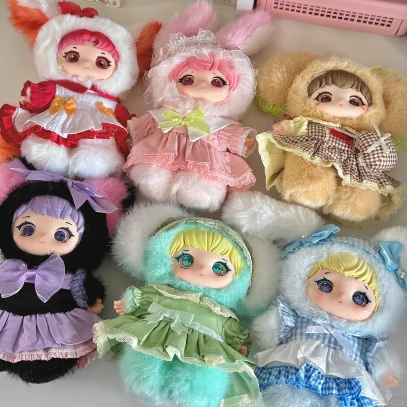 Ziyuli ロリータシークレットガーデンティーパーティーシリーズブラインドボックスかわいいぬいぐるみミステリーボックスアクションフィギュアサプライズバッグペンダント人形おもちゃギフト