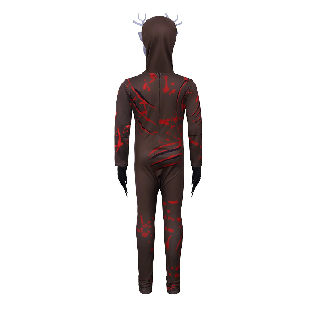 الأولاد ليلة الهالوين تأثيري ازياء 99 بذلة الغابات الغزلان الرعب لعبة مخيفة الحيوان دعوى مناسبة عيد الميلاد الملابس ارتداءها #5