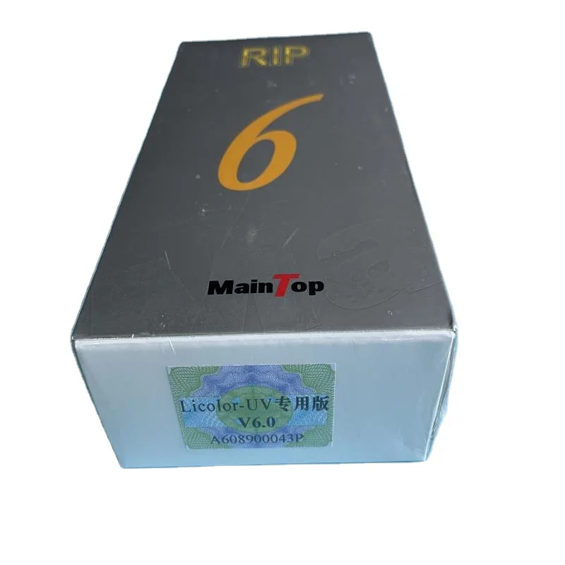 

Brand New Maintop Software 6.0 CMYK for DX5/DX7/XP600 Printhead Xuli/Allwin/Licolor /Zhongye Inkjet Printer