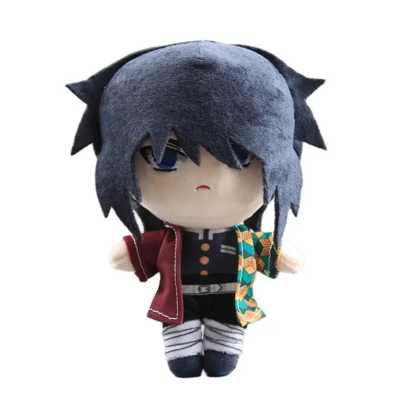 Anime Tomioka Giyu Plush Toy Demon Slayer: Kimetsu no Yaiba Hashibira Inosuke Stuffed Dolls Kamado Tanjirou Douma 8