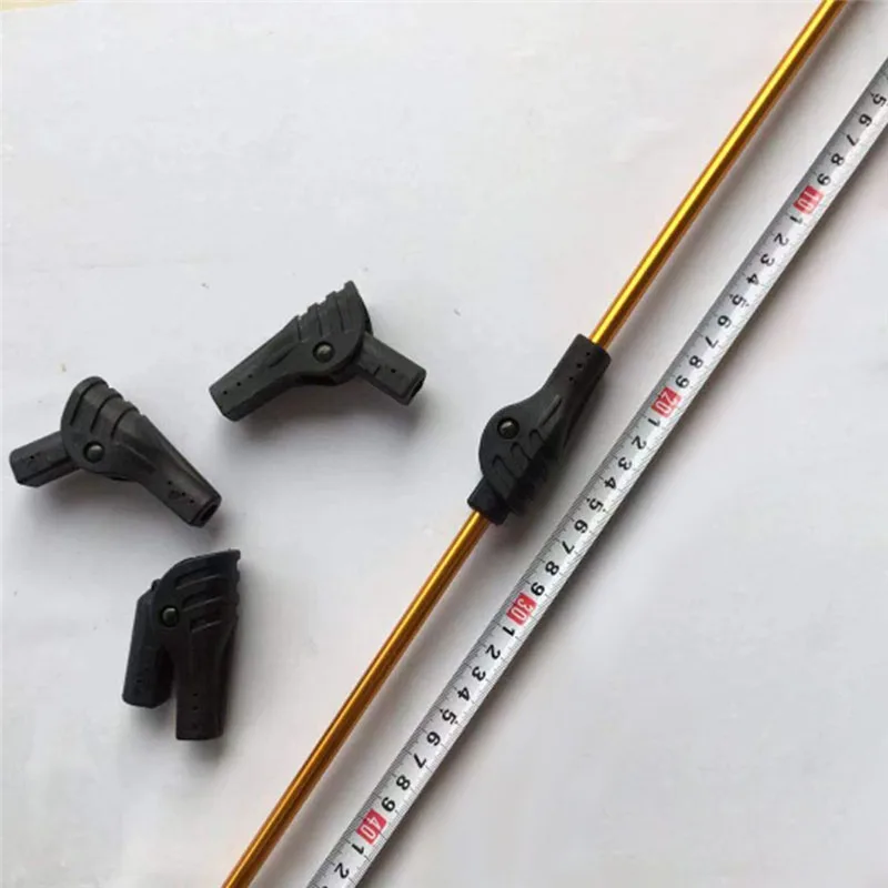 Outdoor Tent Support Rod Tent Joint Diy Automatic Tent Folding Joint Tent Accessory Folding Camping Connectors Canopy Supplies