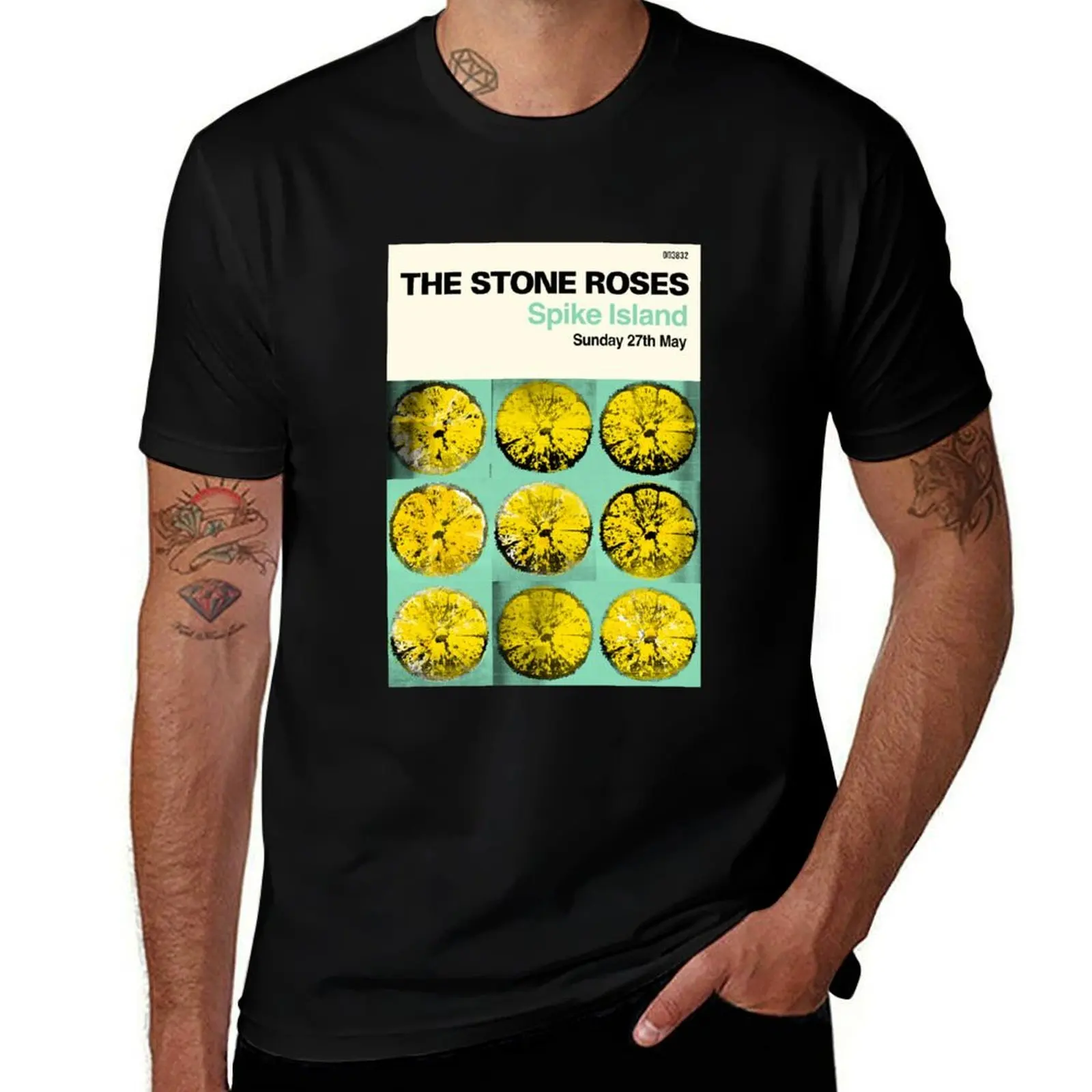 

The Stone Roses - Spike Island Exhibition Print T-Shirt t shirts with prints t shirt man designer g man t shirts for men T-shirt