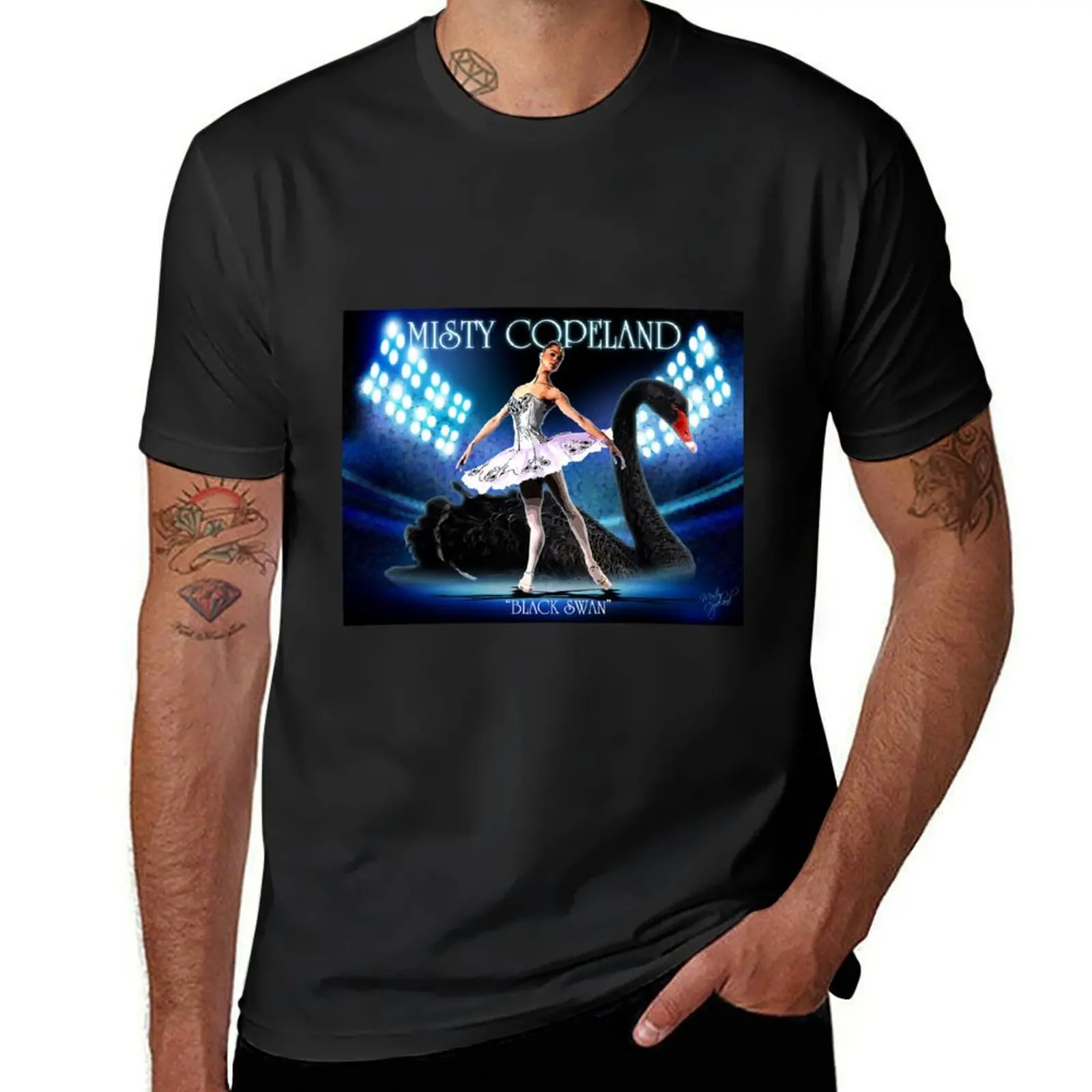 

Misty Copeland Black Swan D-3 Pillows & Totes T-Shirt blanks cute clothes plain t shirts men