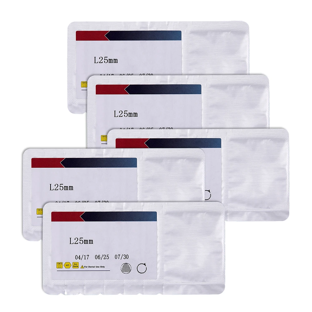 AZDENT 5 Boxen Dental Endodontie Wurzelkanal Dateien Niti Endo Datei 25mm X1 X2 X3 Motor Verwenden 3 teile/schachtel – Detail 1